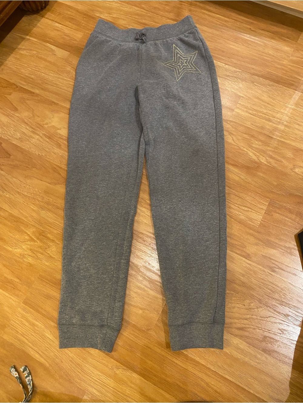 Place Kids Gray Joggers with Star Patch